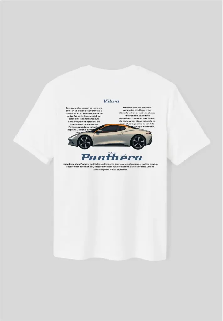 T-Shirt Vibra Panthéra Bleu