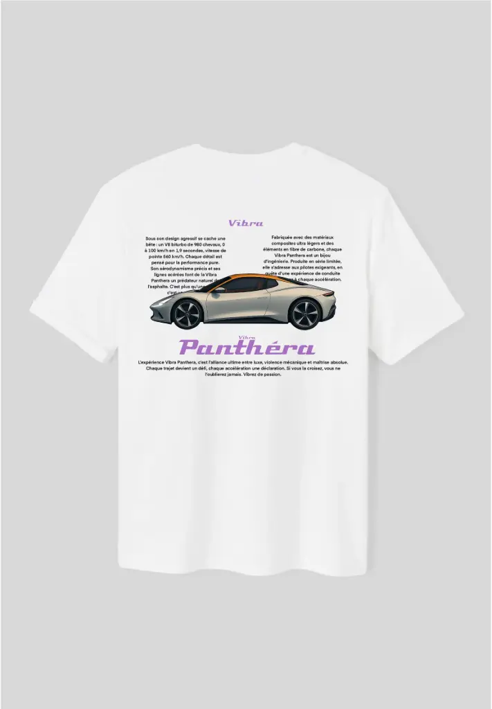 T-Shirt Vibra Panthéra Violet